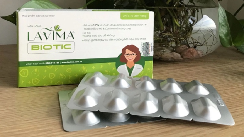Viên uống phụ khoa Lavima Biotic
