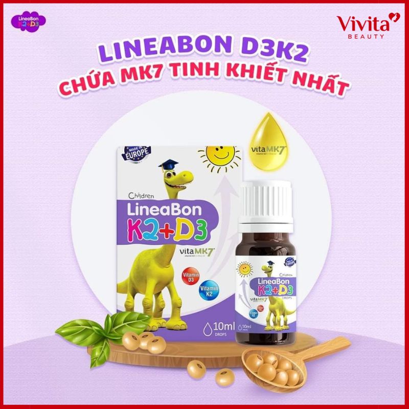 Thành Phần Vitamin Lineabon D3K3