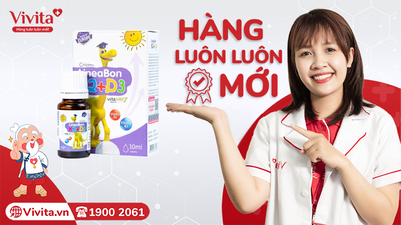 Vitamin Lineabon K2D3 mua ở đâu?