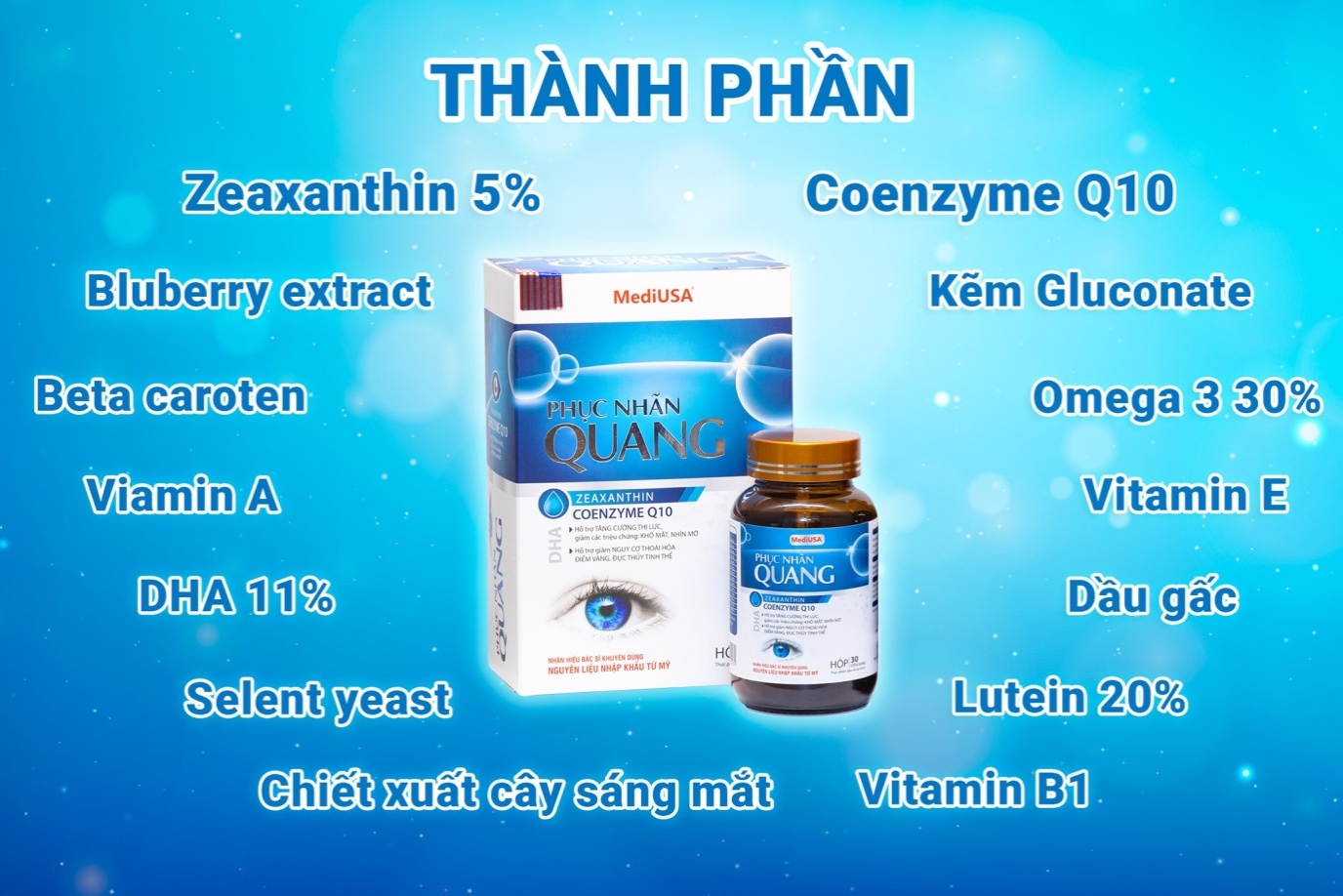 Thành phần viên uống Phục Nhãn Quang