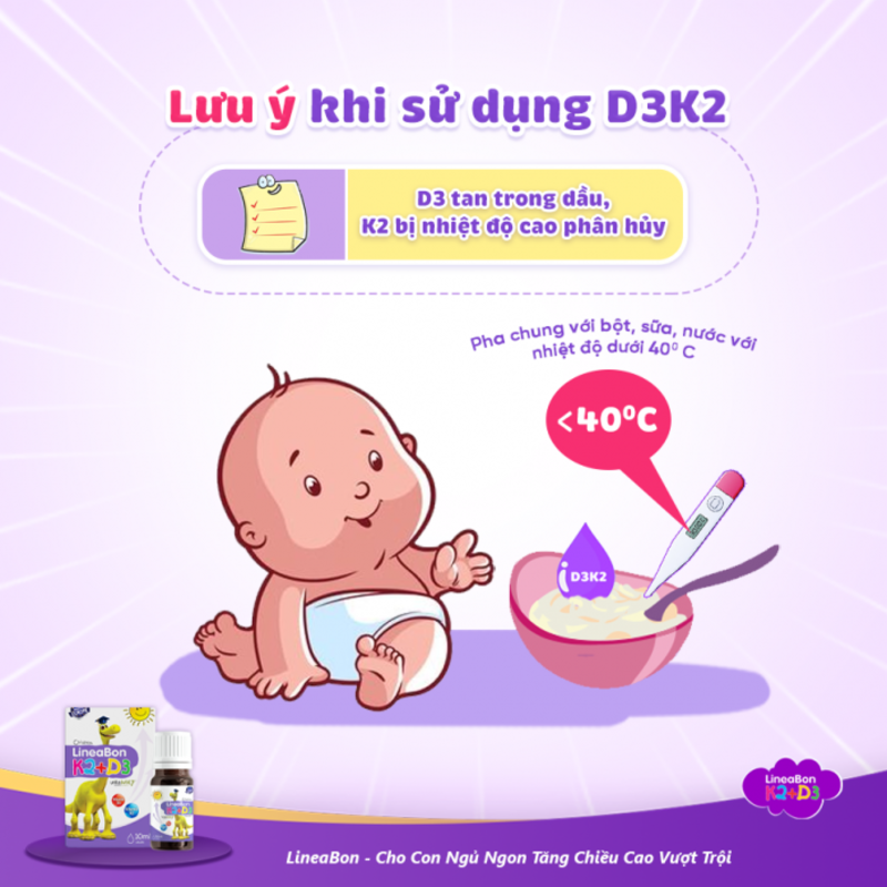 Lưu ý khi dùng Lineabon k2+d3 để đạt hiệu quả tốt