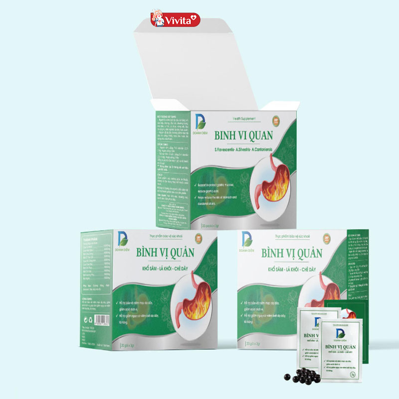 Bình Vị Quản là sản phẩm chăm sóc sức khỏe dạ dày có xuất xứ rõ ràng