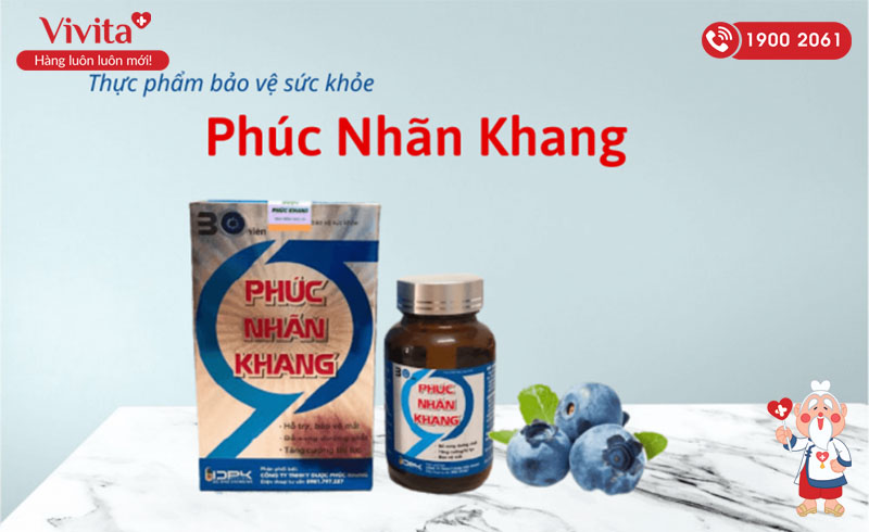 Viên uống bổ mắt Phúc Nhãn Khang (Lọ 30 viên)
