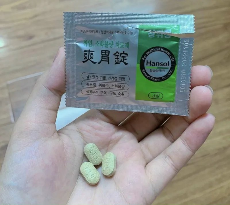 Thành phần thuốc dạ dày Hàn Quốc Hansol
